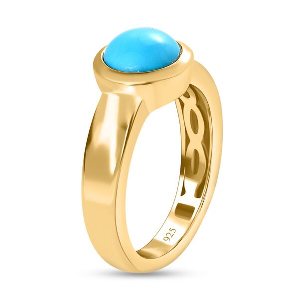 Amerikanischer, natürlicher Sleeping Beauty Türkis-Ring - 1,17 ct. image number 5