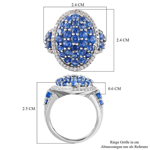 Kaschmir Kyanit und Zirkon-Ring - 4,94 ct. image number 7