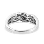 Diamant Ring 925 Silber Platin-Überzug image number 5