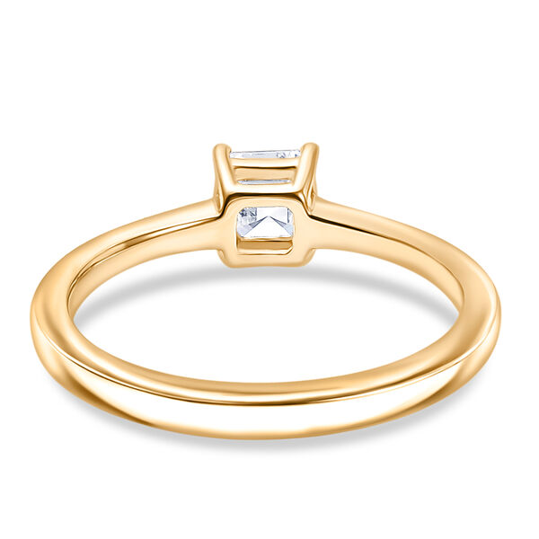 LUXURIANT SGL zertifizierter VS-EF Labor Diamant Ring im Asscher-Schliff - 0,50 ct. image number 5