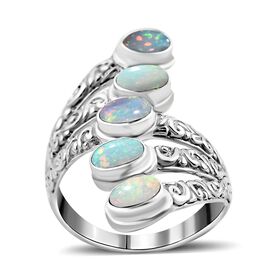 Royal Bali Kollektion - Natürlicher, äthiopischer Welo Opal-Ring - 1,58 ct.