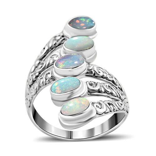 Royal Bali Kollektion - Natürlicher, äthiopischer Welo Opal-Ring - 1,58 ct. image number 0