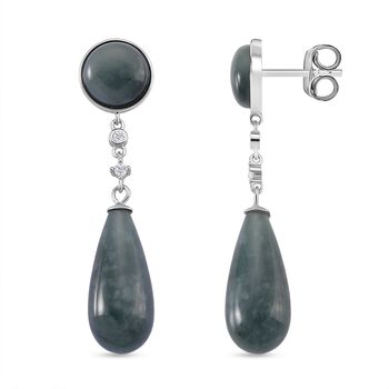 Nat&uuml;rliche Olmek Jadeit Ohrringe - 50 ct.