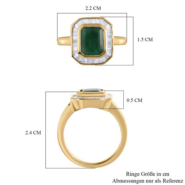 Socoto Smaragd und Diamant-Ring - 2,66 ct. image number 7