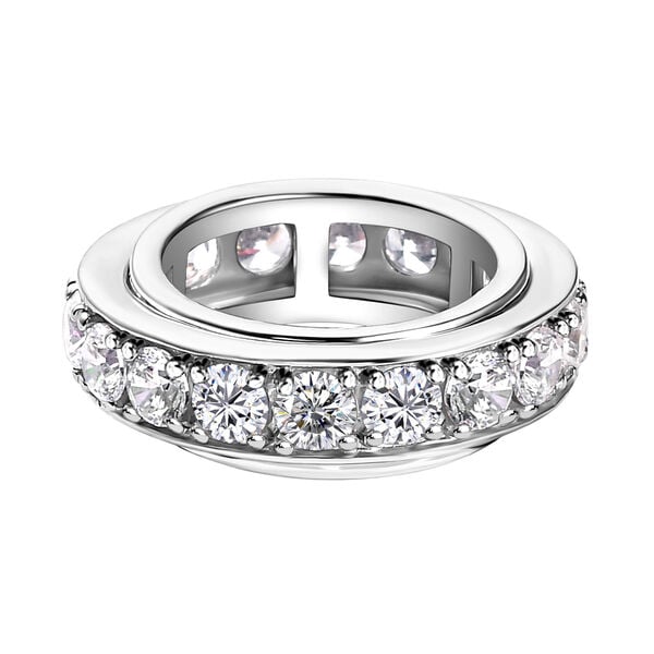 Weißer Zirkonia Spinning-Ring - 8,10 ct. image number 0