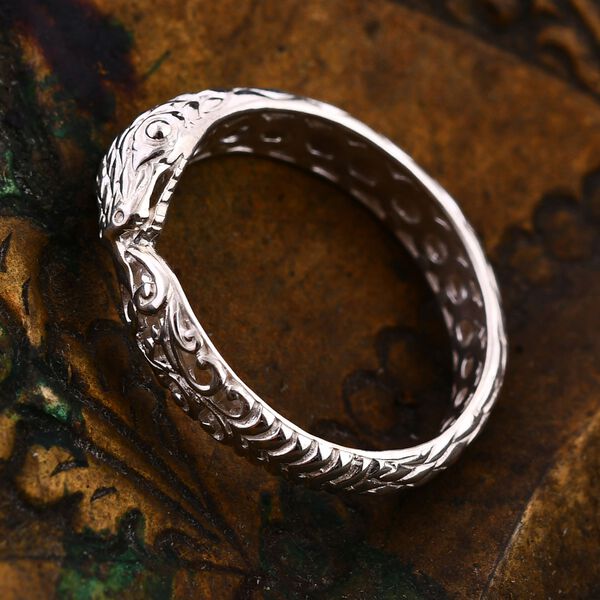 Royal Bali Kollektion- Schlangen Ring in 925 Silber image number 2