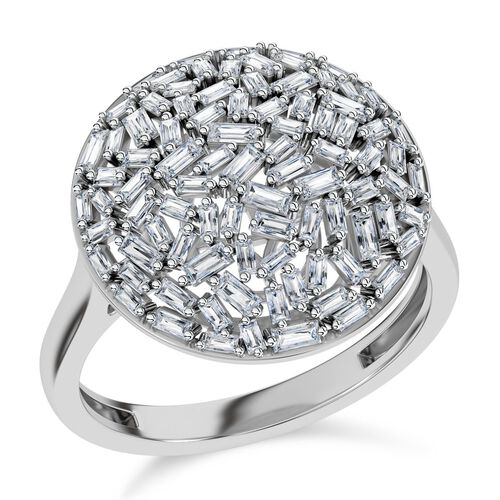 LUXURIANT DIAMOND - Lab Grown Diamant SI-GH Ring 925 Silber rhodiniert (Größe 19.00) ca. 1.11 ct image number 3