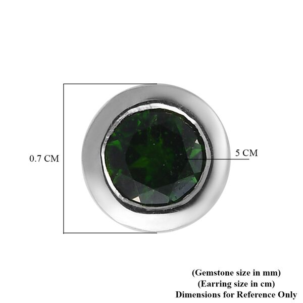 Natürliche Chromdiopsid-Ohrstecker - 0,94 ct. image number 5