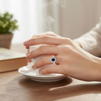 D'Joy Masoala Saphir, blauer Apatit und Zirkon Ring - 2,85 ct.