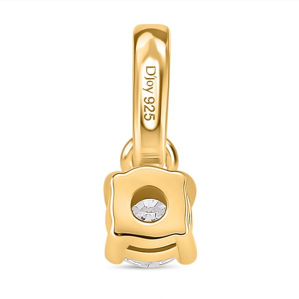 D'Joy GRA zertifiziertes Moissanit Schmuckset, 925 Silber vergoldet - 2 ct. image number 8