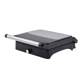 HOMESMART 180 Grad Grill mit Antihaftbeschichtung und Temperaturregelung, Schwarz