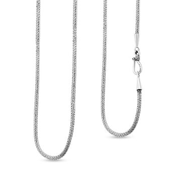 Royal Bali Kollektion - Tulang Naga Halskette, ca. 50 cm, 925 Silber ca. 16,80g