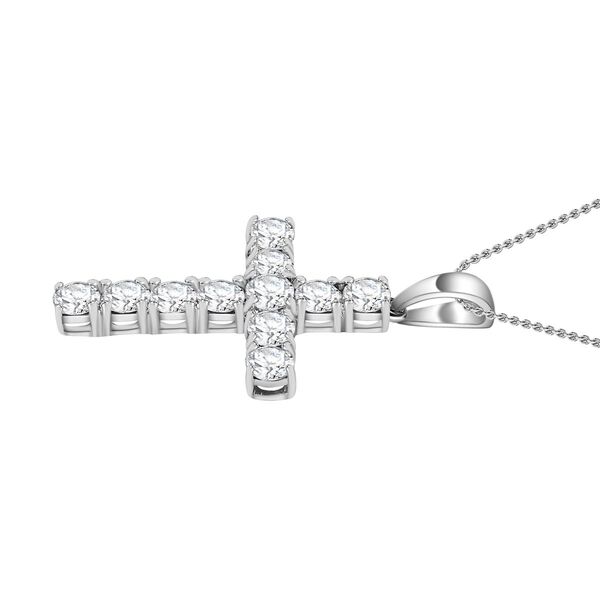 Weißer Kristall-Anhänger mit 50cm Kette - 2,08 ct. image number 5