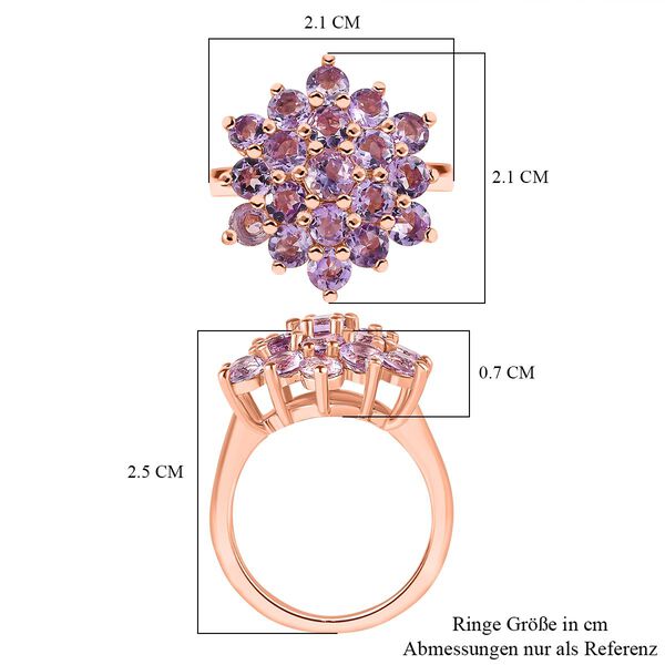 Rose De France Amethyst Ring - 3,02 ct. image number 7