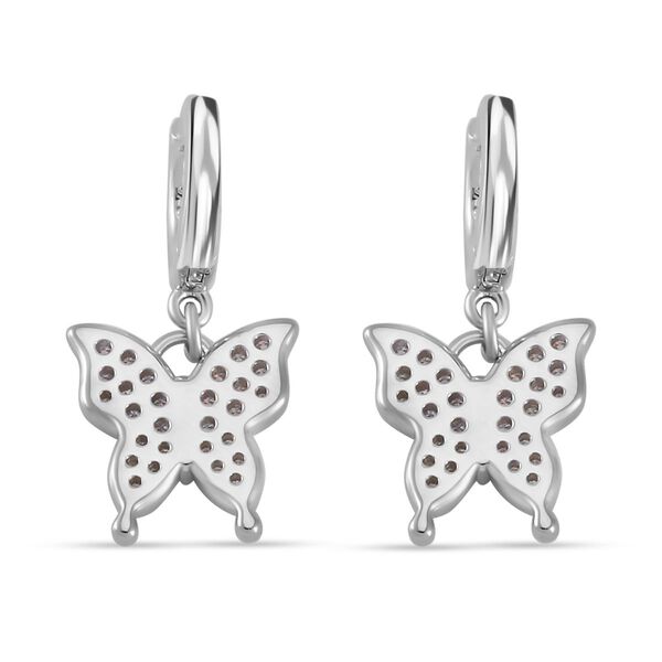 Moissanit Ohrringe, 925 Silber rhodiniert, ca. 0.93 ct image number 5