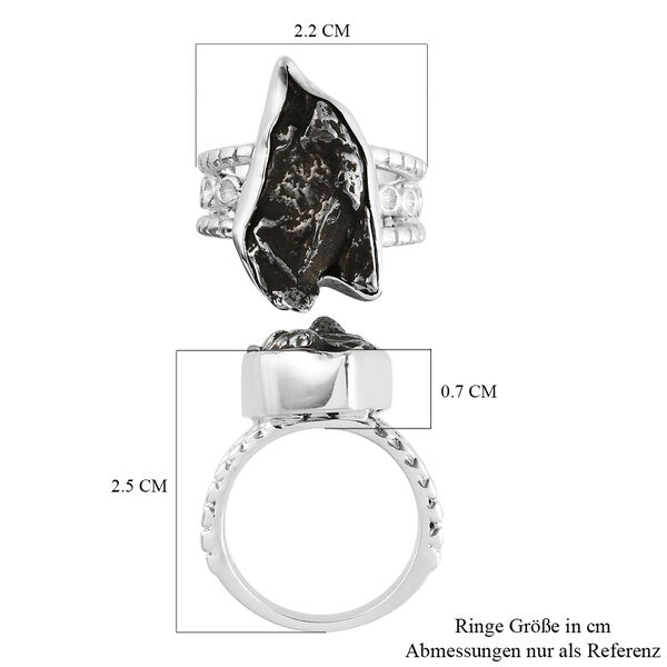Meteorit-Ring - 26,40 ct. image number 7