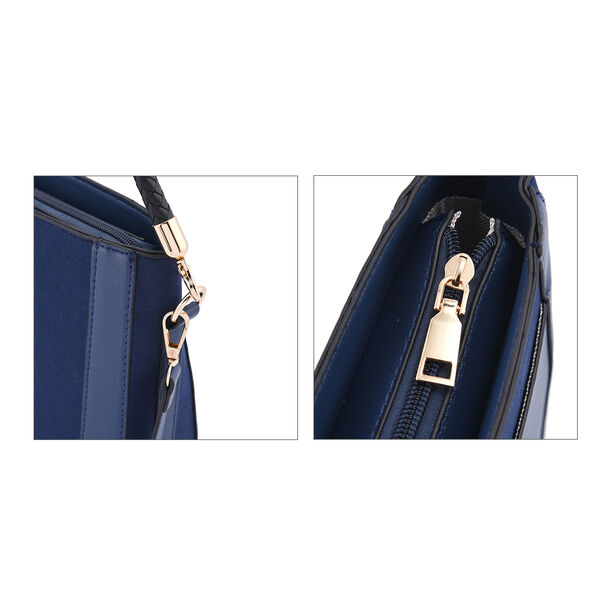 Hobo Tasche mit abnehmbarem Riemen, Gr&ouml;&szlig;e 26x8x14 cm, Dunkelblau image number 5