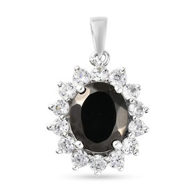 Elite Shungit und Zirkon Anhänger - 4,31 ct.