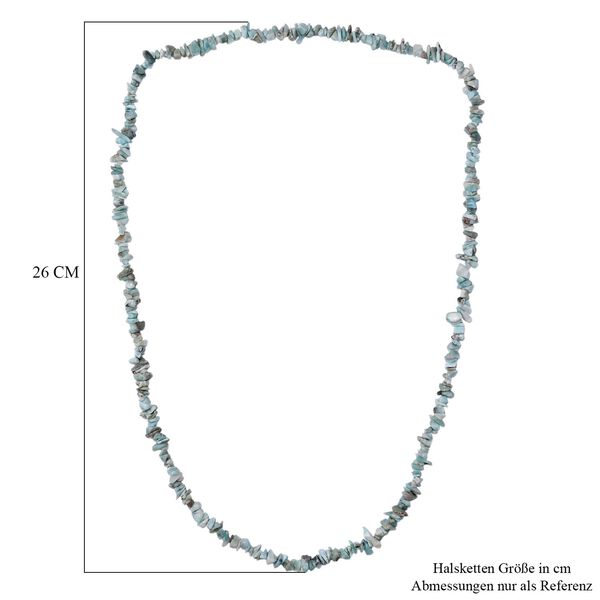 Larimar Kette 70 cm ca. 185,00 ct. image number 5