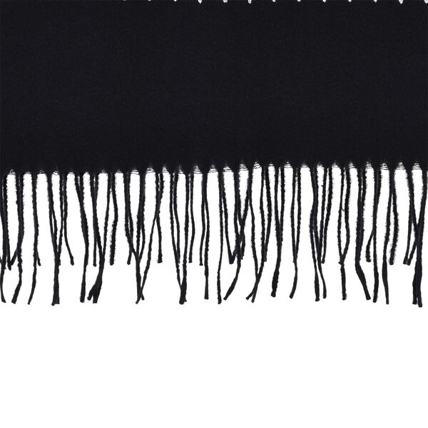 Bestickter Schal mit Paisley-Stickerei, 70x180cm, Schwarz image number 3