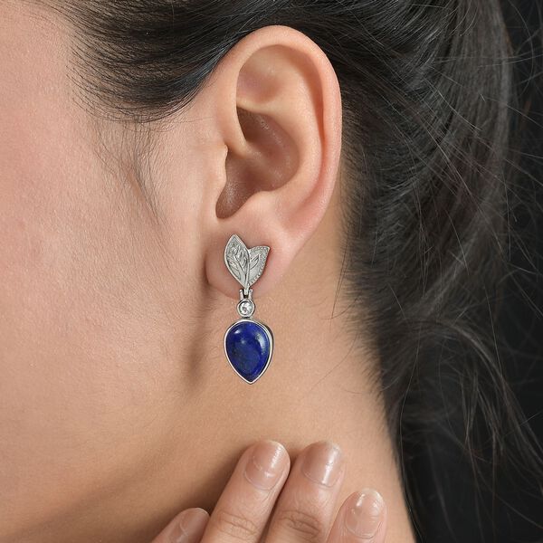 Lapislazuli und Topas Ohrringe - 14,66 ct. image number 3