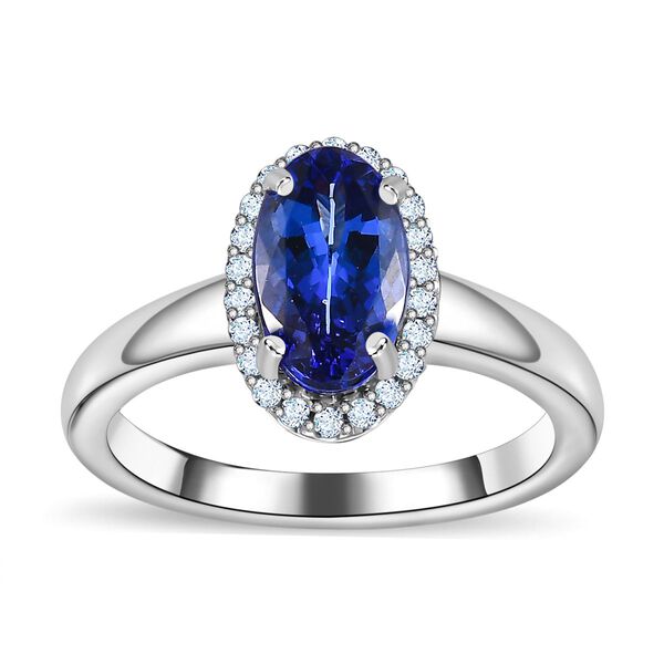 RHAPSODY AAAA Tansanit und VS EF Diamant Ring in 950 Platin - 1,84 ct. image number 6