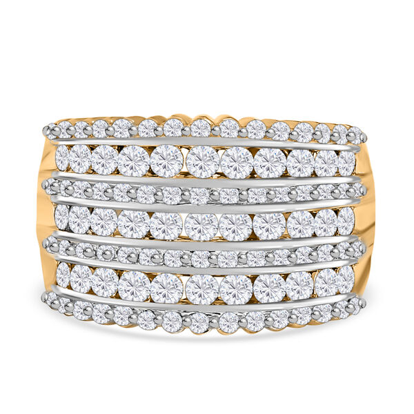 New York Kollektion- SI1 GH Diamant Cluster Ring- 1,50 ct. image number 4