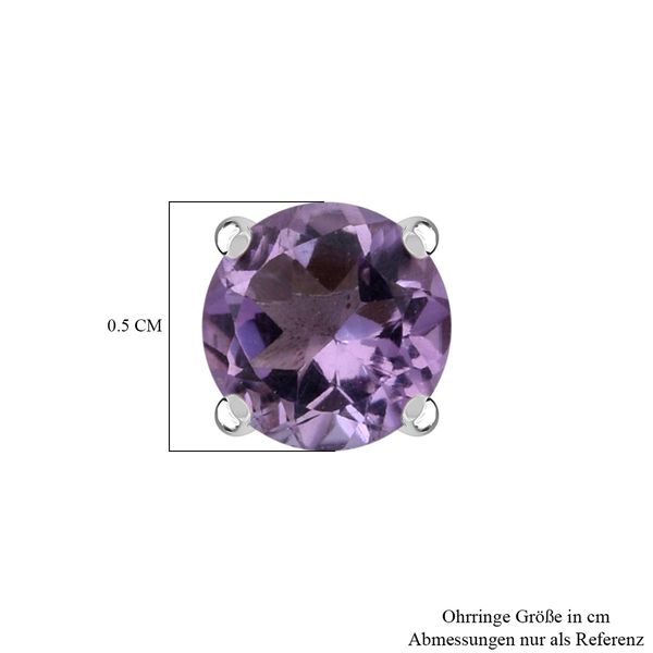 Rosa Amethyst Ohrringe - 0,88 ct. image number 4