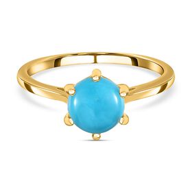 Amerikanischer, natürlicher Sleeping Beauty Türkis-Ring - 1,15 ct.