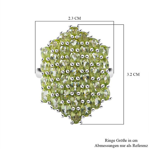 AA Peridot Ring - 6,62 ct. image number 4