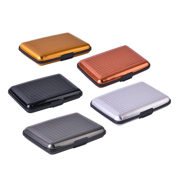 5er-Set RFID Kartenhalter, mehrfarbig image number 8