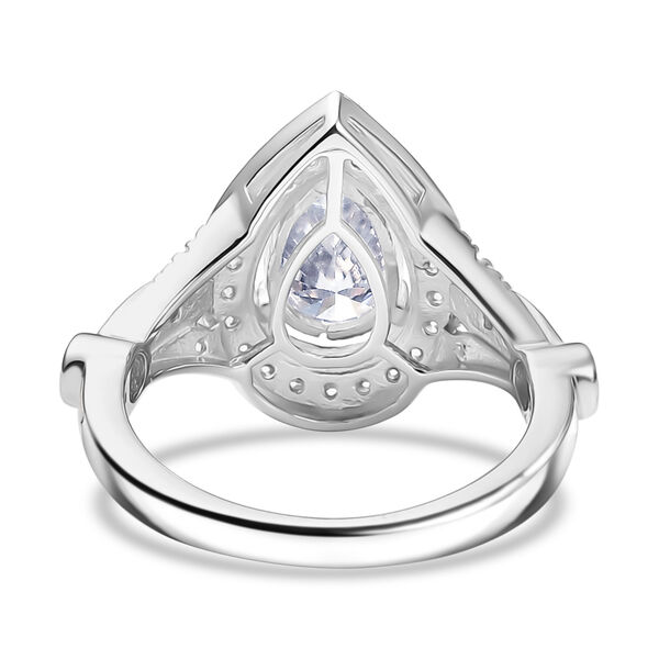 Zweifarbiger Moissanit Ring - 1,75 ct. image number 6