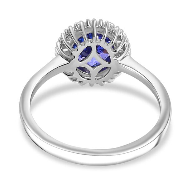 RHAPSODY AAAA Tansanit und VS Diamant Ring in 950 Platin &ndash; 2,22 ct. image number 6