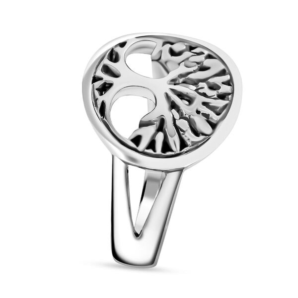 Lebensbaum Ring in Silber image number 2