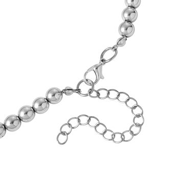 Silberbeschichteter H&auml;matit Schmuckset  ca. 724,00 ct.