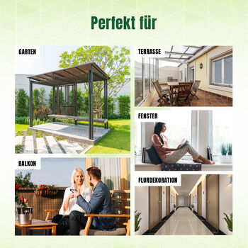 Handbemalter Glas-Sonnenf&auml;nger, Vogel-und-Schmetterling-Design, 11,5&times;11,5cm, Mehrfarbig