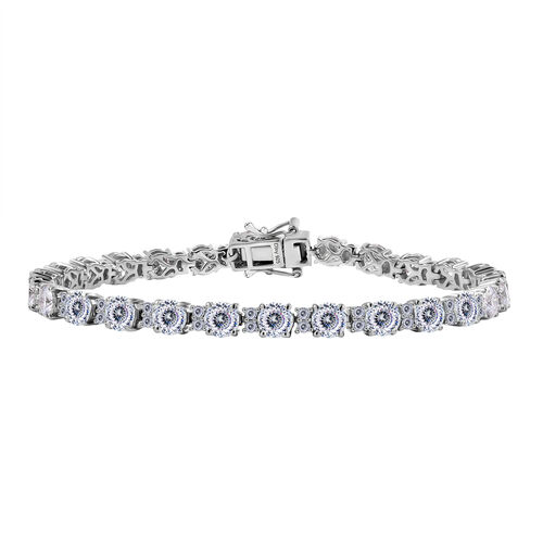 D’Joy Moissanit Armband, 925 Silber rhodiniert image number 0
