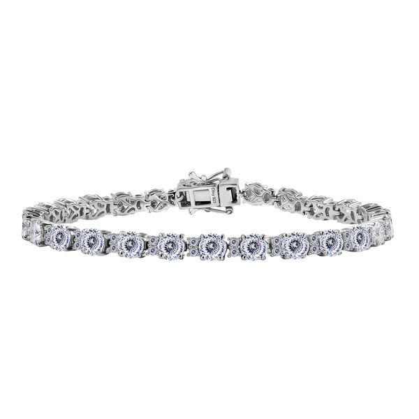 D’Joy Moissanit Armband, 925 Silber rhodiniert image number 0