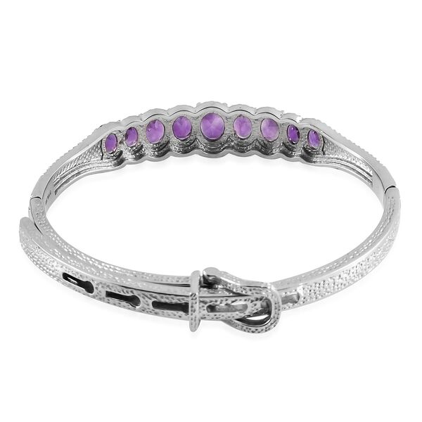 Afrikanischer Amethyst-Armreif, 19cm - 5,32 ct. image number 5