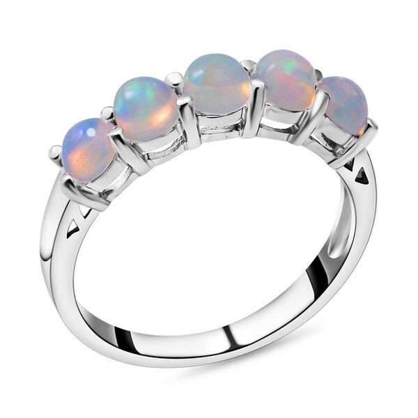 Nat&uuml;rlicher, &auml;thiopischer Opal-Ring - 0,90 ct. image number 2