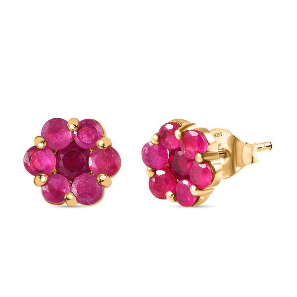 Afrikanische Rubin-Ohrringe - 2,84 ct. image number 0