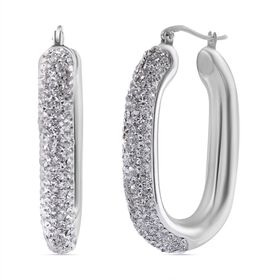 Weiße Kristall-Ohrringe - 1,57 ct.