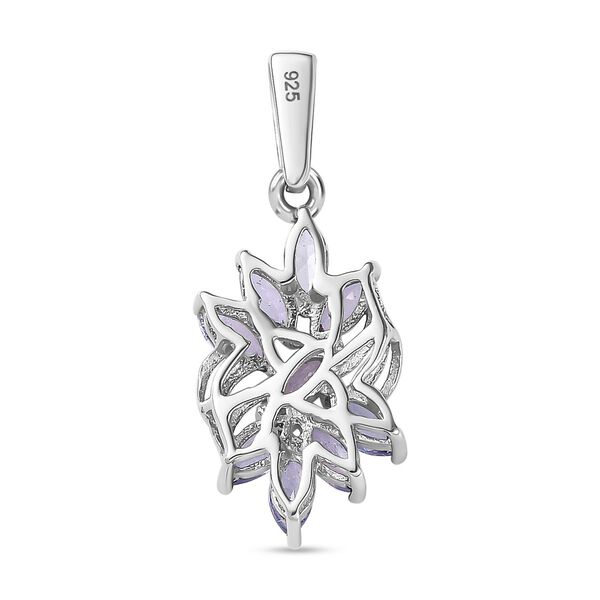 Tansanit Anhänger 925 Silber rhodiniert ca. 1.18 ct image number 5