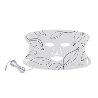Beautech LED-Gesichtsmaske aus Silikon mit Controller, 33,8x21,8x0,5 cm Beautech LED-Gesichtsmaske aus Silikon mit Controller, 33,8x21,8x0,5 cm