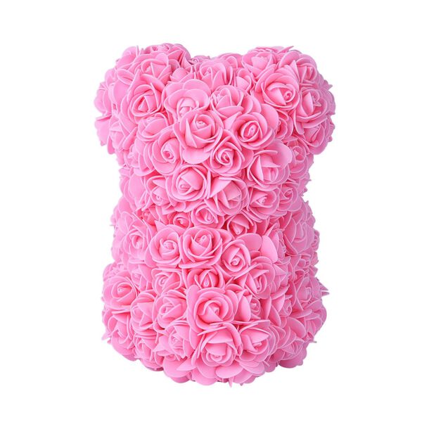 Rosen Teddyb&auml;r mit Fliege, Rosa image number 3