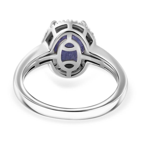 AA Tansanit und weißer Diamant Ring, ca. 2,62 ct. image number 6