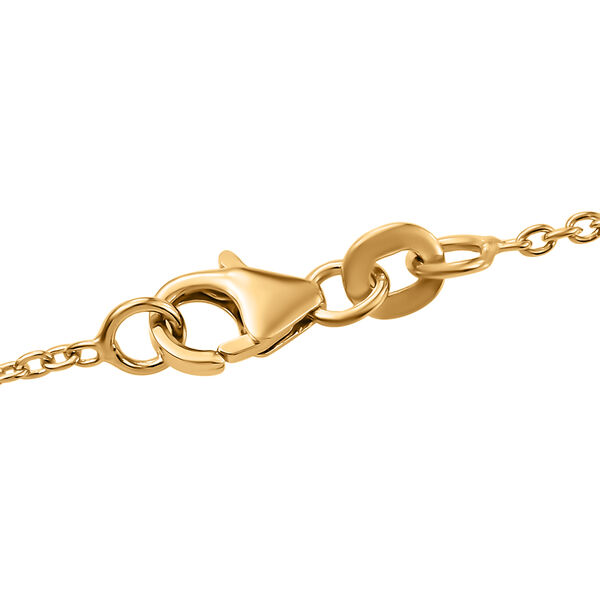 ALLORO AA Multi-Turmalin und Diamantakzenten Anhänger mit 45cm Kette - 0,39 ct. image number 6