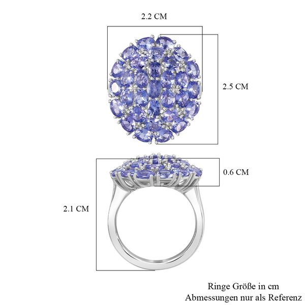 Tansanit Ring - 5,92 ct. image number 7
