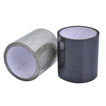 Super starkes Klebeband, gummiert und wasserfest, schwarz und transparent