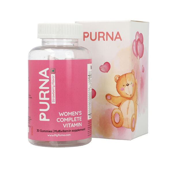 PURNA Beauty Multivitamin Erdbeere Erg&auml;nzung 30 Drops f&uuml;r Erwachsene und Kinder image number 3